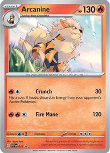 Arcanine - 011 - SV: Scarlet & Violet Promo Cards #011