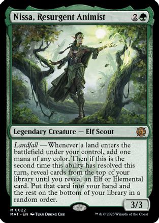 Nissa, Resurgent Animist - March of the Machine: The Aftermath #22