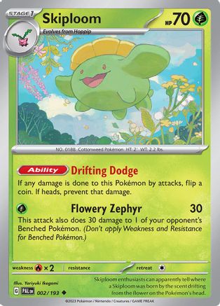 Skiploom - SV02: Paldea Evolved #002