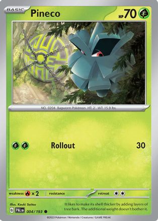 Pineco - SV02: Paldea Evolved #004