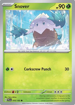 Snover - SV02: Paldea Evolved #010