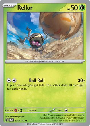 Rellor - 026/193 - SV02: Paldea Evolved #026
