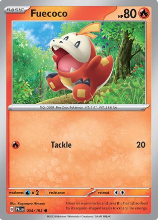 Fuecoco - 034/193 - SV02: Paldea Evolved #034