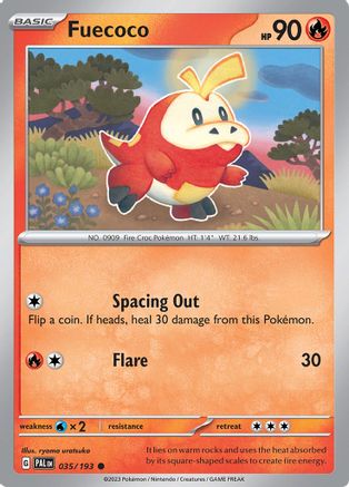 Fuecoco - 035/193 - SV02: Paldea Evolved #035