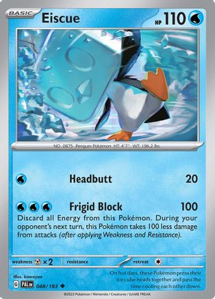 Eiscue - 048/193 - SV02: Paldea Evolved #048