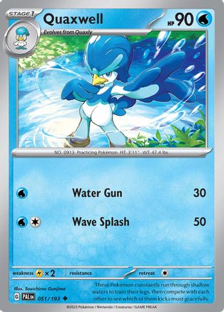 Quaxwell - 051/193 - SV02: Paldea Evolved #051