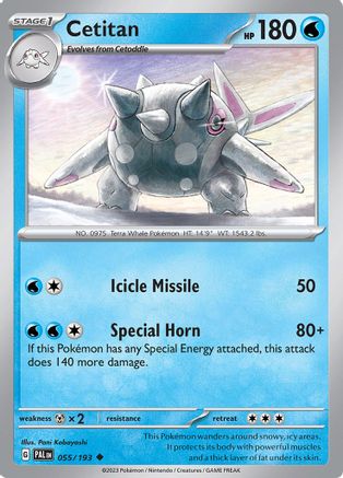 Cetitan - 055/193 - SV02: Paldea Evolved #055