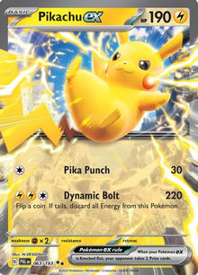 Pikachu ex - SV02: Paldea Evolved #063