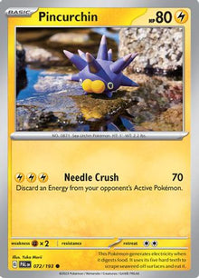 Pincurchin - 072/193 - SV02: Paldea Evolved #072