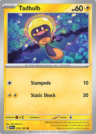 Tadbulb - 078/193 - SV02: Paldea Evolved #078
