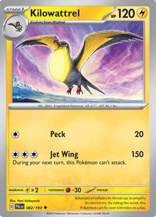 Kilowattrel - SV02: Paldea Evolved #082