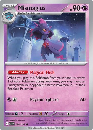 Mismagius - 088/193 - SV02: Paldea Evolved #088
