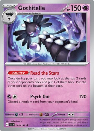 Gothitelle - SV02: Paldea Evolved #092