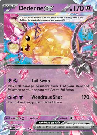 Dedenne ex - 093/193 - SV02: Paldea Evolved #093