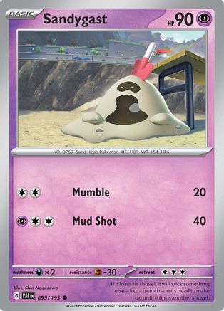 Sandygast - 095/193 - SV02: Paldea Evolved #095