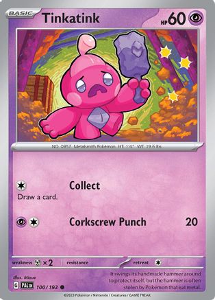 Tinkatink - 100/193 - SV02: Paldea Evolved #100