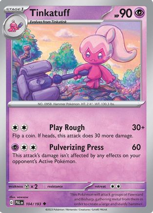 Tinkatuff - 104/193 - SV02: Paldea Evolved #104