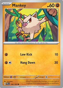 Mankey - SV02: Paldea Evolved #106