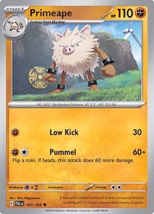 Primeape - SV02: Paldea Evolved #107