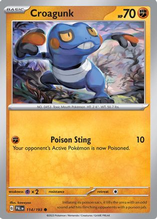 Croagunk - SV02: Paldea Evolved #114