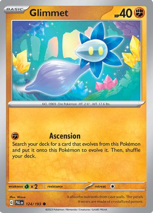 Glimmet - 124/193 - SV02: Paldea Evolved #124