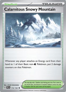 Calamitous Snowy Mountain - SV02: Paldea Evolved #174