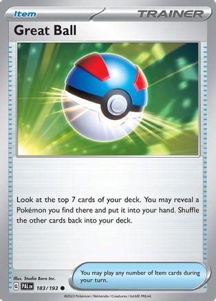 Great Ball - SV02: Paldea Evolved #183