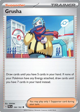 Grusha - 184/193 - SV02: Paldea Evolved #184