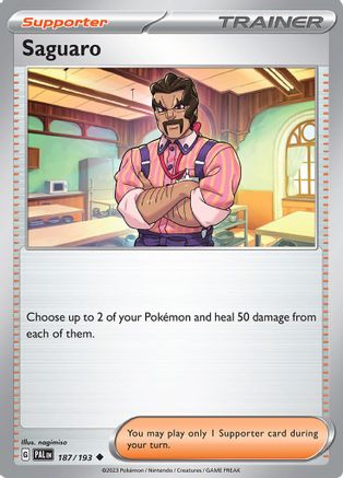 Saguaro - SV02: Paldea Evolved #187