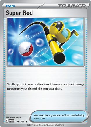 Super Rod - 188/193 - SV02: Paldea Evolved #188