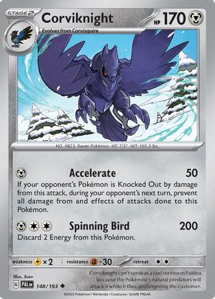 Corviknight - SV02: Paldea Evolved #148