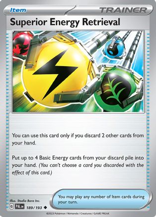 Superior Energy Retrieval - 189/193 - SV02: Paldea Evolved #189
