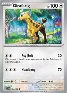 Girafarig - SV02: Paldea Evolved #154