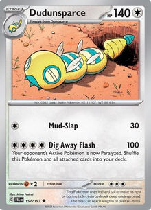 Dudunsparce - SV02: Paldea Evolved #157