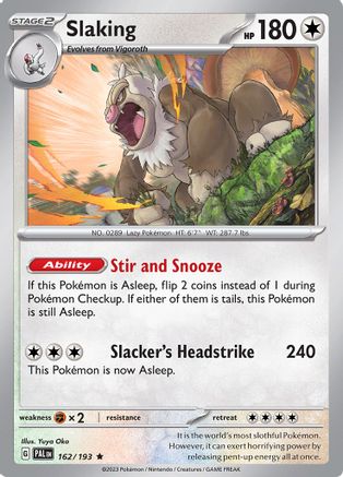 Slaking - SV02: Paldea Evolved #162