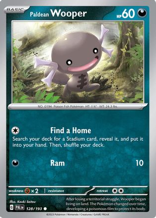 Paldean Wooper - 128/193 - SV02: Paldea Evolved #128
