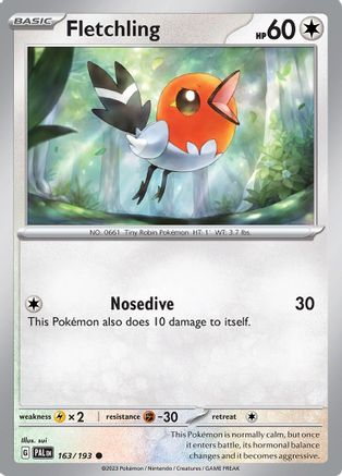 Fletchling - SV02: Paldea Evolved #163