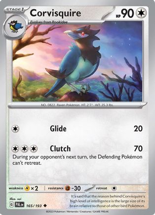 Corvisquire - SV02: Paldea Evolved #165