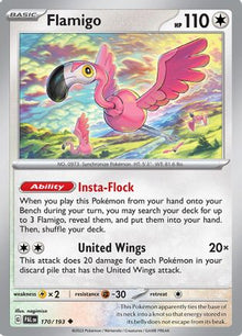 Flamigo - SV02: Paldea Evolved #170