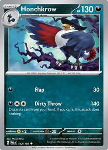 Honchkrow - SV02: Paldea Evolved #132