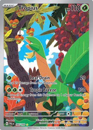 Tropius - 195/193 - SV02: Paldea Evolved #195