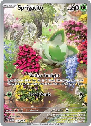 Sprigatito - 196/193 - SV02: Paldea Evolved #196