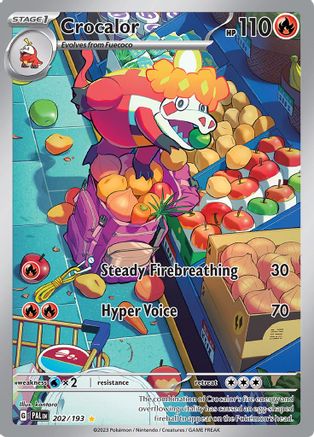 Crocalor - 202/193 - SV02: Paldea Evolved #202