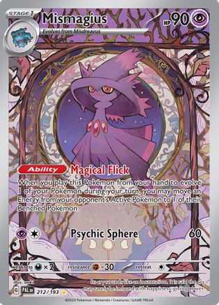 Mismagius - 212/193 - SV02: Paldea Evolved #212