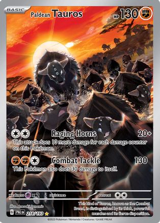 Paldean Tauros - 218/193 - SV02: Paldea Evolved #218