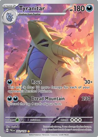 Tyranitar - 222/193 - SV02: Paldea Evolved #222