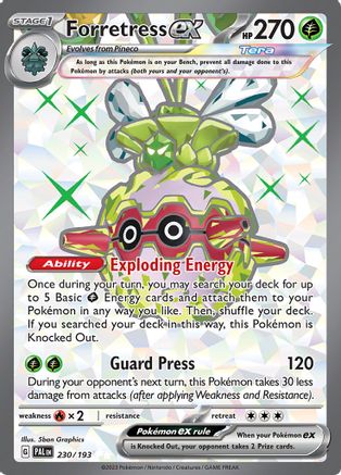 Forretress ex - 230/193 - SV02: Paldea Evolved #230