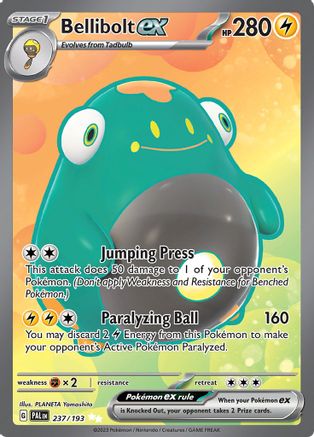 Bellibolt ex - 237/193 - SV02: Paldea Evolved #237