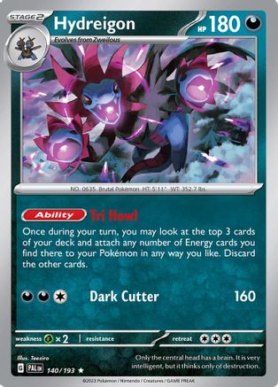 Hydreigon - SV02: Paldea Evolved #140