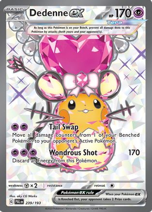 Dedenne ex - 239/193 - SV02: Paldea Evolved #239
